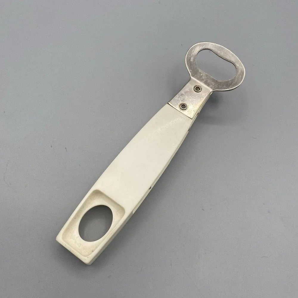 Vtg Bonny Can Bottle Opener Corkscrew Mushrooms Onions Kitchen Utensil Farmhouse